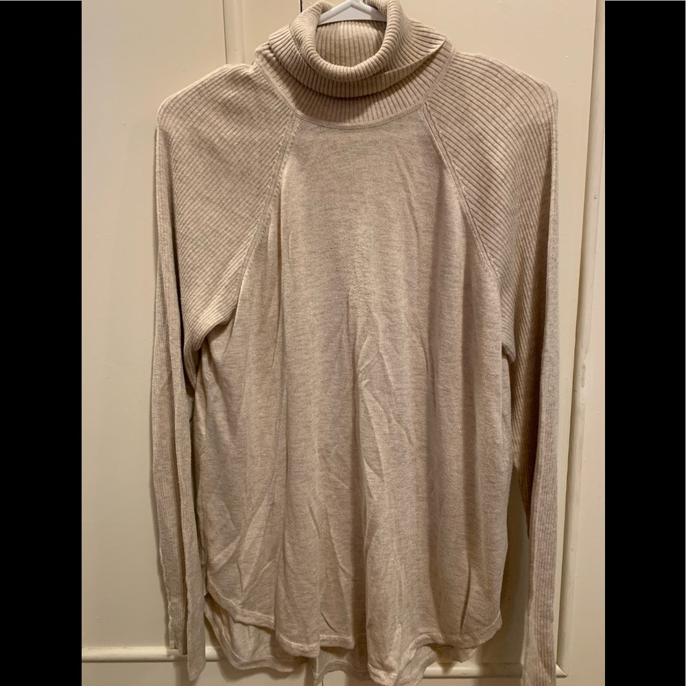 Tan long sleeve turtleneck!